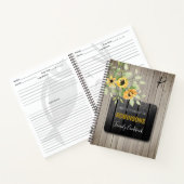 Weihnachtskochbuch rustikale Küche Familienrezepte Notizblock (Innenseite)