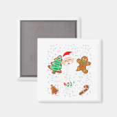 Weihnachtskochen Backen Crew Cookie Crew Familie C Magnet (Vorderseite/Rückseite)