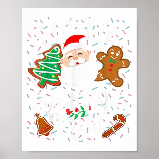 Weihnachtskochen Backen Crew Cookie Crew Familie C Poster (Vorne)