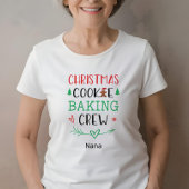 Weihnachtskochen Backen Crew Familienname T-Shirt