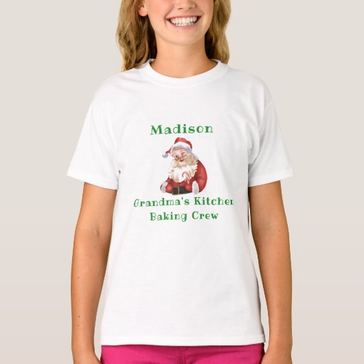 Weihnachtskochen Backen Crew Grandmas Küche G T-Shirt (Vorderseite)