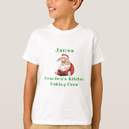 Weihnachtskochen Backen Crew Großmutterküche T-Shirt