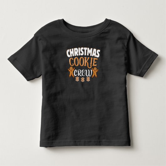 Weihnachtskochen Backen Crew passt Familie Kleinkind T-shirt (Vorderseite)