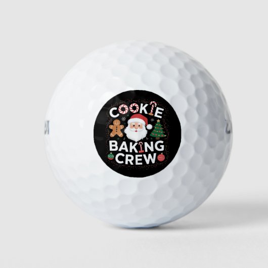 Weihnachtskochen Backen Crew Weihnachten Golfball (Vorderseite)