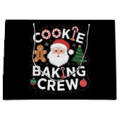 Weihnachtskochen Backen Crew Weihnachten Große Geschenktüte (Vorderseite)