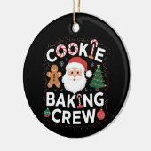 Weihnachtskochen Backen Crew Weihnachten Keramik Ornament (Links)