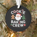 Weihnachtskochen Backen Crew Weihnachten Ornament<br><div class="desc">Weihnachtskochen Backen Crew Weihnachten</div>