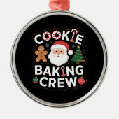 Weihnachtskochen Backen Crew Weihnachten Ornament Aus Metall (Vorne)