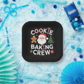 Weihnachtskochen Backen Crew Weihnachten Pappteller (Party)
