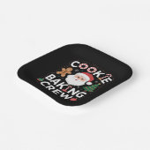 Weihnachtskochen Backen Crew Weihnachten Pappteller (Gewinkelt)