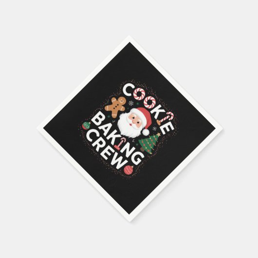 Weihnachtskochen Backen Crew Weihnachten Serviette (Ecke)