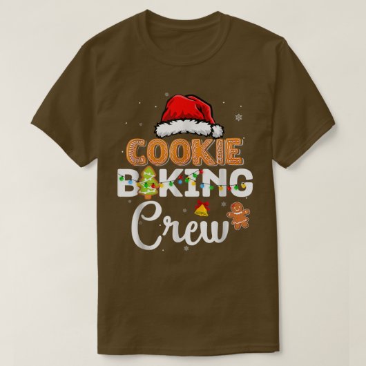 Weihnachtskochen Backen Crew Weihnachtsfeier Holi T-Shirt (Design vorne)