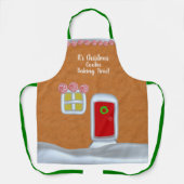Weihnachtskochen Backen Lebkuchen Schürze (Vorderseite)