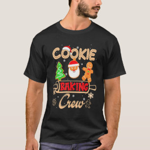Weihnachtskochen Backgebäck Crew Lebkuchen Santa X T-Shirt