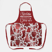 Weihnachtskochen-Crew Schürze (Vorderseite)