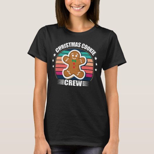 Weihnachtskochen Essende Crew passt Familie T-Shirt (Vorderseite)