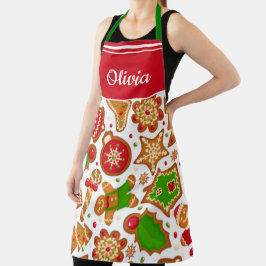 Weihnachtskochen Festtagsgebäck Schürze