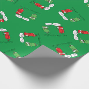 Weihnachtskochen Funny Koch Gewürze Geschenkpapier