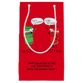 Weihnachtskochen Funny Koch Gewürze Kleine Geschenktüte (Vorderseite)