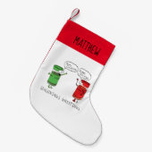 Weihnachtskochen Funny Koch Gewürze Kleiner Weihnachtsstrumpf (Vorderansicht (hängend))