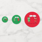 Weihnachtskochen Funny Koch Gewürze Konfetti (Rückseiten)