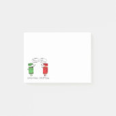 Weihnachtskochen Funny Koch Gewürze Post-it Klebezettel (Vorderseite)