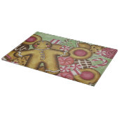 Weihnachtskochen Geschenk für Küchen Schneidebrett (Ecke)