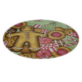 Weihnachtskochen Geschenk für Küchen Schneidebrett (Ecke)