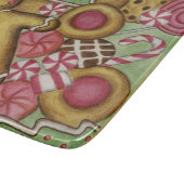 Weihnachtskochen Geschenk für Küchen Schneidebrett (Ecke)
