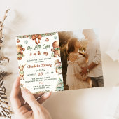 Weihnachtskochen Party Kinderdusche Party Foto Einladung