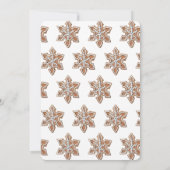 Weihnachtskochen Sweet Liebe Holiday Brautparty Einladung (Rückseite)