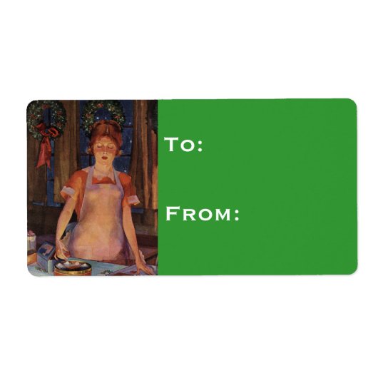 Weihnachtskochgeschenk Tag (Vorne)