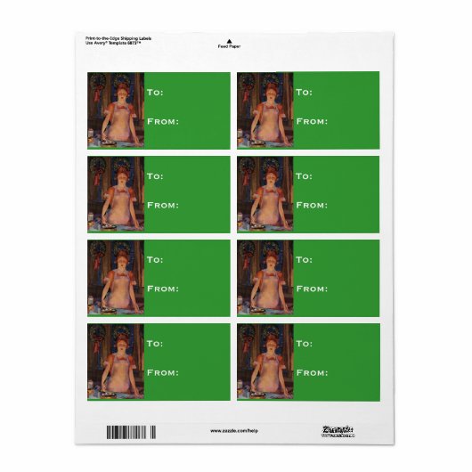 Weihnachtskochgeschenk Tag (Vorne)