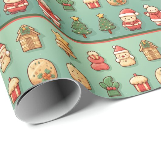 Weihnachtskochgeschenk Wrap Geschenkpapier (Rolleneckpunkt)