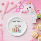 Weihnachtskochshaus Babydusche Pappteller (Party)