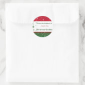 Weihnachtskochtausch aus dem Küchengebäck Runder Aufkleber (Tasche)