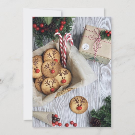 Weihnachtskochtausch Einladung (Vorderseite)