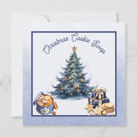 Weihnachtskochtausch Einladung (Vorderseite)