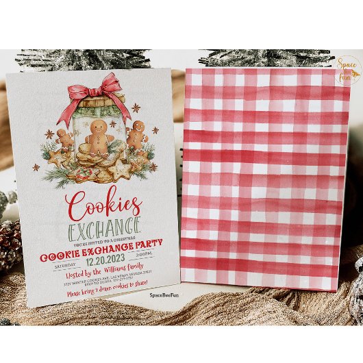 Weihnachtskochtausch Einladung Holiday Cook