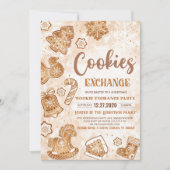 Weihnachtskochtausch Einladung Holiday cookie (Vorderseite)
