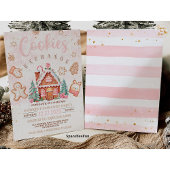 Weihnachtskochtausch Einladung Holiday cookie