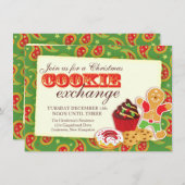 Weihnachtskochtausch & Etiquette-Einladung Einladung (Vorne/Hinten)