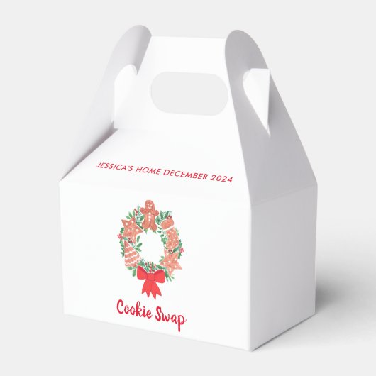 Weihnachtskochtausch Geschenkschachtel (Vorderseite)