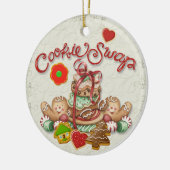 Weihnachtskochtausch Keramik Ornament (Links)