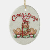 Weihnachtskochtausch Keramik Ornament (Rechts)