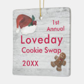 Weihnachtskochtausch Keramikornament (Links)