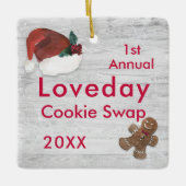 Weihnachtskochtausch Keramikornament (Vorderseite)