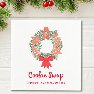Weihnachtskochtausch Napkins Serviette