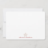 Weihnachtskochtausch-Party Einladung (Rückseite)