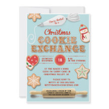 Weihnachtskochtausch-Party Einladung